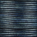 1.5mm round Indian leather - natural denim - 25m SPOOL