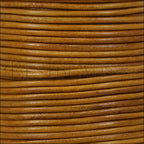 1mm round Indian leather - natural mustard - 25m SPOOL