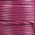 1mm round Indian leather - mulberry - 25m SPOOL