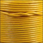 1.5mm round Indian leather - fire - 25m SPOOL