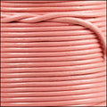 1.5mm round Indian leather - baby pink - 25m SPOOL