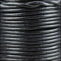 3mm round Indian leather - natural denim - 25m SPOOL