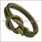 Sample bracelet (antique brass shown).
