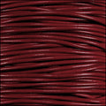 1mm round KANGAROO leather RED - 25m SPOOL