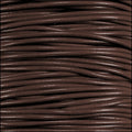 1mm round KANGAROO leather DISTRESSED BROWN - 25m SPOOL
