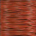 1mm round KANGAROO leather BURNT ORANGE - 25m SPOOL