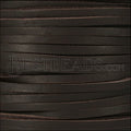 3mm Square LACING leather BROWN - 1 meter