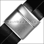 20mm flat ROUNDED magnetic clasp SHINY GOLD - 5 clasps