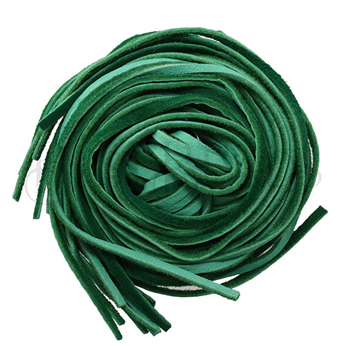 3mm Flat DEERSKIN lace SEAFOAM - Bag of 10