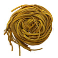 3mm Flat DEERSKIN lace GOLD - Bag of 10