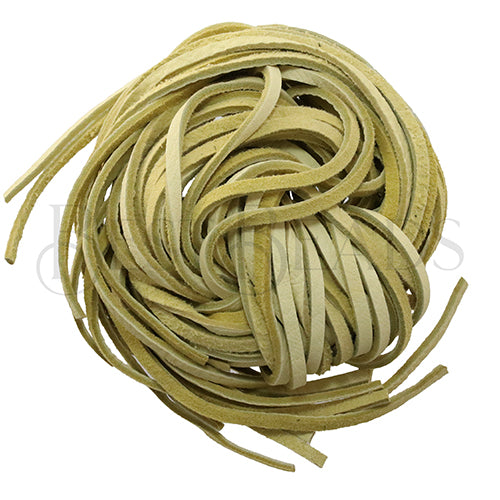 3mm Flat DEERSKIN lace CREAM - Bag of 10