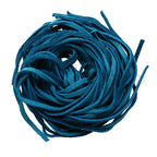 3mm Flat DEERSKIN lace DARK TURQUOISE - Bag of 10