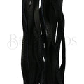 6mm Flat DEERSKIN lace BLACK - Bag of 10