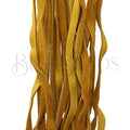 6mm Flat DEERSKIN lace GOLD - Bag of 10