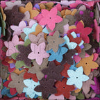 Suede Flowers - LARGE Bellflower - 10 pcs Assorted