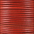2mm Round Mediterranean Leather RUST - 20m SPOOL