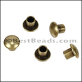 Glue - in Bead Cap ANT. BRASS - 25 pcs