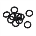 CLOSED jump ring 6mm ounce NITE BLACK