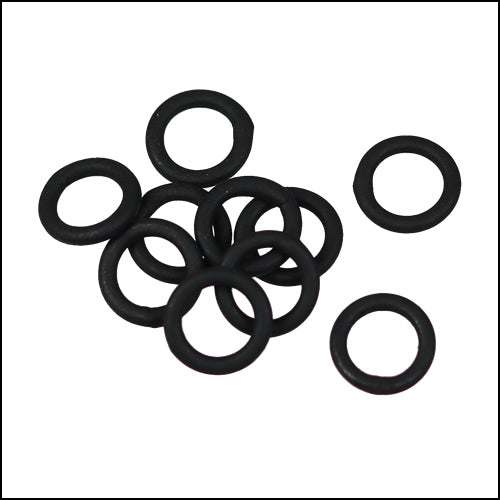 CLOSED jump ring 6mm ounce NITE BLACK