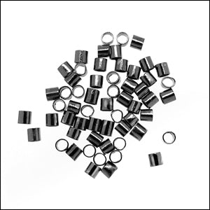 Crimp Tubes GUNMETAL - 2 grams