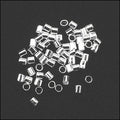 Crimp Tubes SILVER PLATE - 2 grams