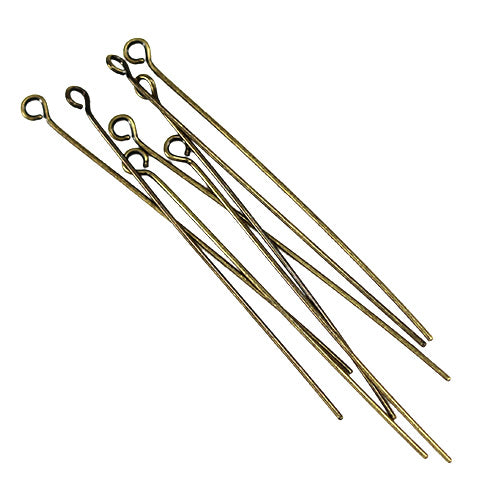 EYE Pin 2 inch 20 gauge ANT.BRASS - ounce