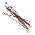 EYE Pin 2 inch 20 gauge ANT.COPPER - ounce