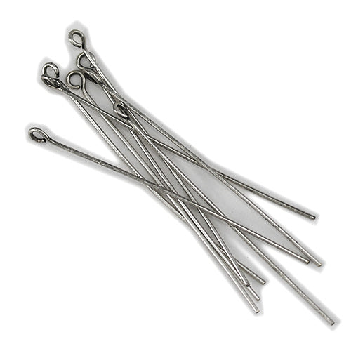 EYE Pin 2 inch 20 gauge ANT.SILVER - ounce