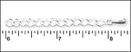 2" Extension Chain SILVER PLATED - 50 pcs