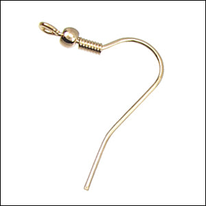 French Hook Earwire GOLD PLATE - 72 pcs