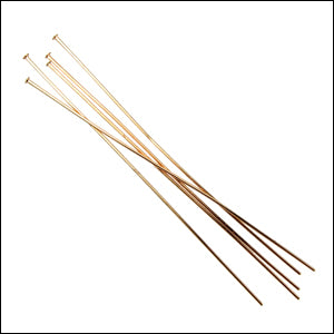 Head Pin 2 inch 24 gauge GOLD - 144 pcs