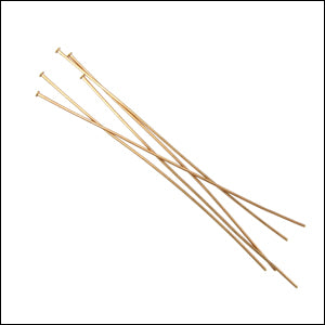 Head Pin 2 inch 24 gauge MATTE GOLD - 144 pcs