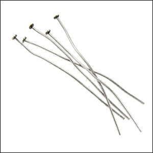 Head Pin 2 inch 20 gauge ANT.SILVER - ounce