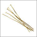 Head Pin 2 inch 20 gauge GOLD - ounce