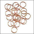 8mm jump ring ROSE GOLD - per ounce