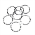 6mm jump ring RHODIUM - per ounce