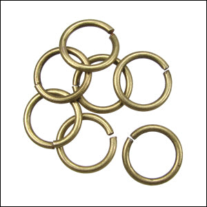 12mm jump ring ANT BRASS - per ounce