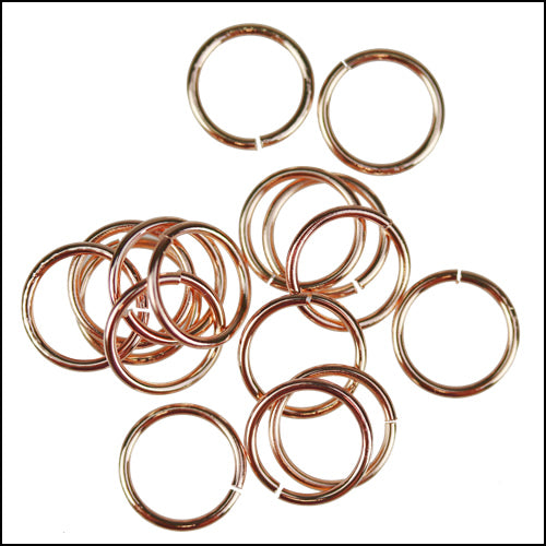 10mm jump ring ROSE GOLD - per ounce