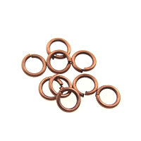 4mm jump ring ANTIQUE COPPER - per ounce