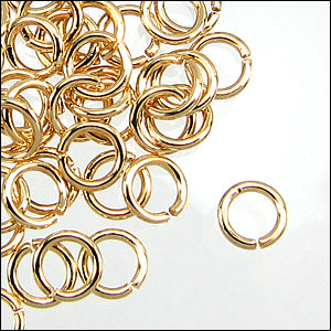 4mm jump ring GOLD - per ounce
