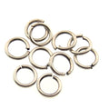 8mm jump ring ANT. SILVER - per ounce