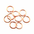 8mm jump ring COPPER - per ounce