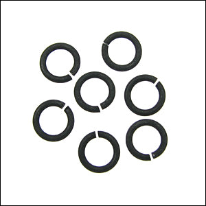 6mm jump ring NITE BLACK - per ounce