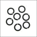4mm jump ring NIGHT BLACK - per ounce