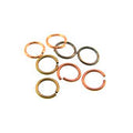 8mm jump ring ANTIQUE COPPER - per ounce