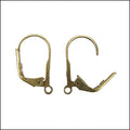 Leverback Earrings ANT BRASS - 36 pcs