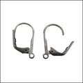 Leverback Earrings MATTE GUNMETAL - 36 pcs