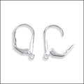 Leverback Earrings SILVER PLATE - 36 pcs