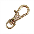 23mm SWIVEL lobster clasp GOLD - 10 pcs