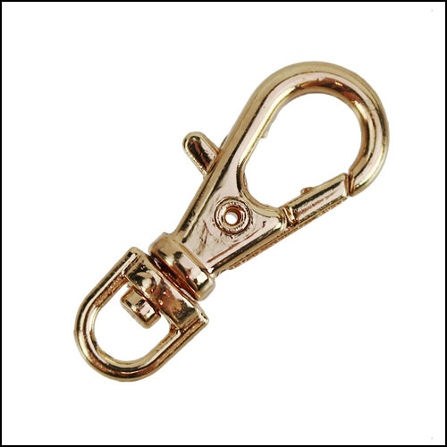 23mm SWIVEL lobster clasp GOLD - 10 pcs